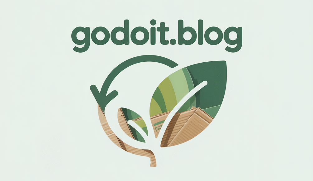 Logo for godoit.blog, an upcycling blog focused on sustainability and creative reuse.